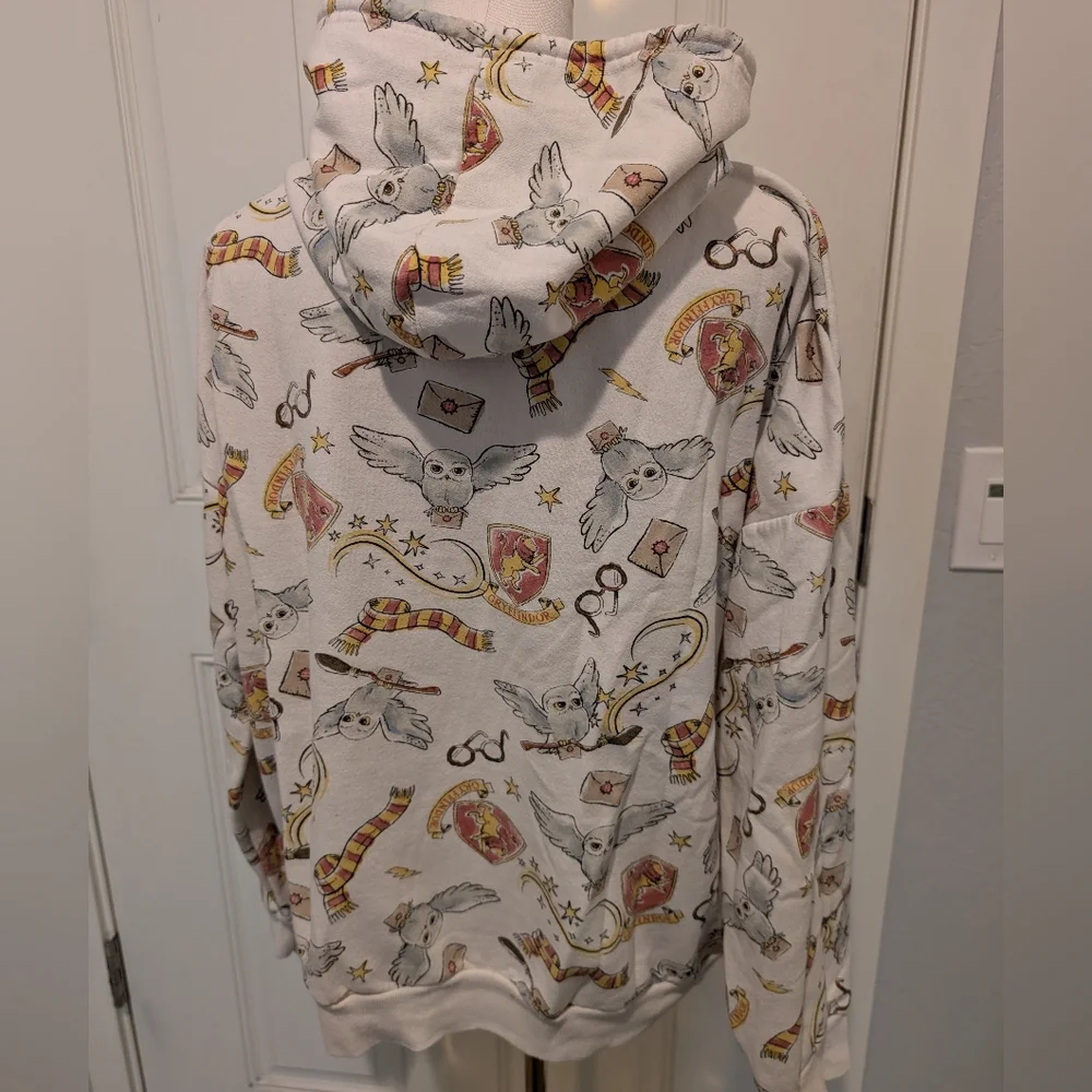 WIZARDING WORLD Harry Potter Hoodie Gryffindor Graphic Oversized Size XXL - Picture 5 of 9